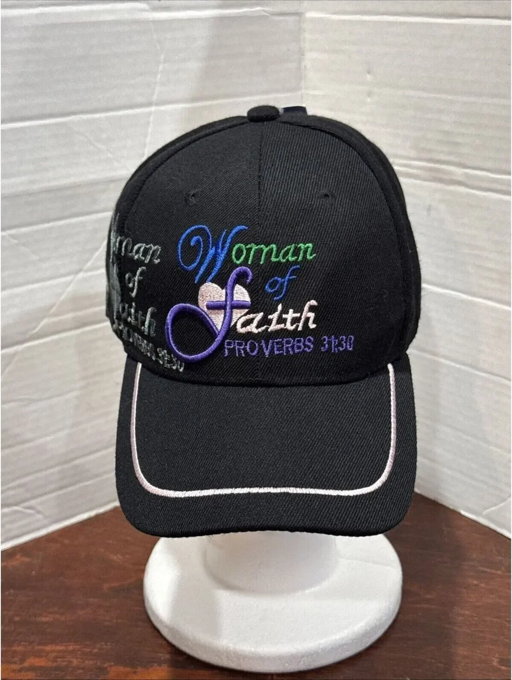 Women’s Woman Of Faith Proverbs 31:30 Religious Church Baseball Cap Hat